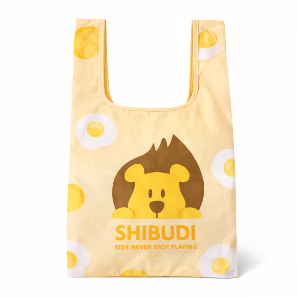 SHIBUDI尋寶獅環保造型掛件吊飾收納購物袋（太陽蛋獅）