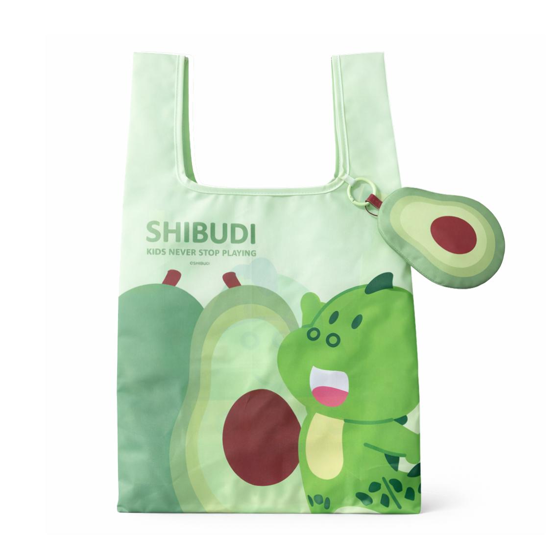 SHIBUDI尋寶獅環保造型掛件吊飾收納購物袋（酪梨小薰）